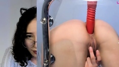 Stunning chinese masturbation pov