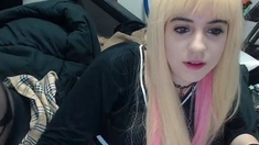 Amateur Blonde Teen Plays Solo with Toy Webcam Porn