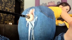 Fuck Machine Creams PAWG MILFs Jeans