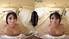 Brunette hardcored POV