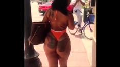 Black Beauties Flashing in Public