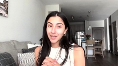 Brunette Solo Webcam Masturbation