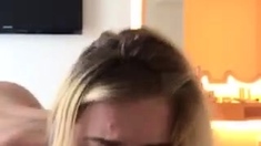 Amateur Blond Give Nice POV Blowjob