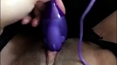 Girls Out West Amateur double toy masturbation
