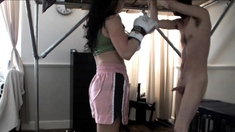 Cfnm femdom fetish girls tugging cock