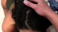 Hot amateur teen blowjob and facial HD video