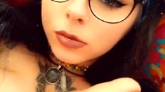 Brunette Solo Webcam Masturbation