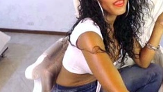 Hot Black Maid Does Some Webcam Black and Ebony