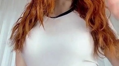 Curly Blonde Teen Records Solo Dildo Masturbation More at