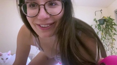 Pale amateur teen brunette Lynn Love