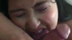 Amateur Asian GFsucking POV