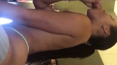 Brunette hookup amateur blowjob and dirtytalk sexdate