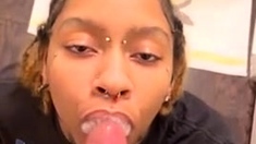 Amateur hot young punk teen blowjob and fucking