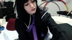 Brunette Solo Webcam Masturbation