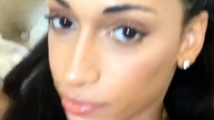 Solo ladyboy masturbation