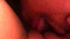 Glamour young amateur lesbos licking clit and fingering