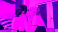 Spxrklybrat - Shemales Kissing And Sucking on Nipples