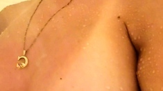 Big boobs milf masturbates with her dildo