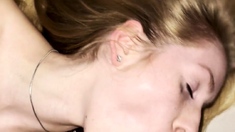 My Horny Blonde Girlfriend’s Blowjob, Mascara Messy