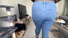 Cute amateur brunette naughty in solo jerking show on camera