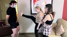Onlyballkicking - Fit Chicks Damage His Nuts