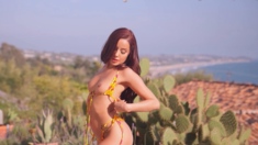 Tiny latina teen Vanna Bardot shows body