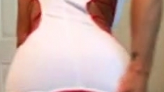 Great Blowjob From Busty Nurse