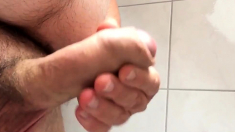 My uncut cock with cumshot 01.07.2017