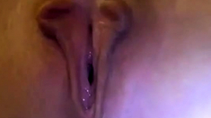 Pussy juices flow after orgasm