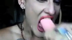 her throat