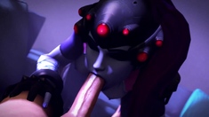 Widowmaker Suck a Huge Cock 3D Hentai Compilation