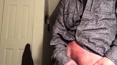 Jacking Off My Dick Wet With Precum